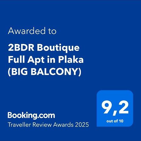 2Bdr Boutique Full Apt In Plaka Athene Buitenkant foto