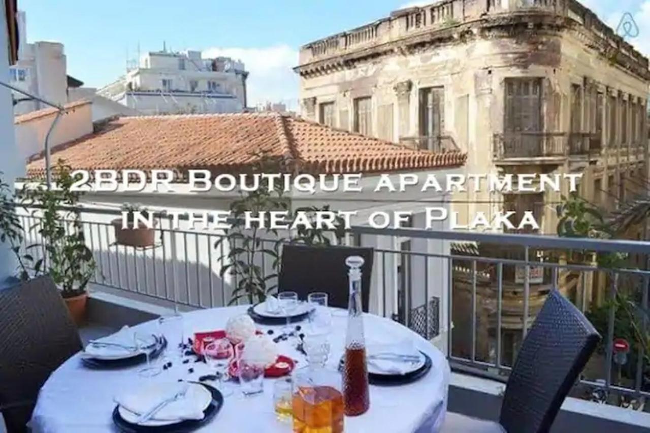 2Bdr Boutique Full Apt In Plaka Athene Buitenkant foto